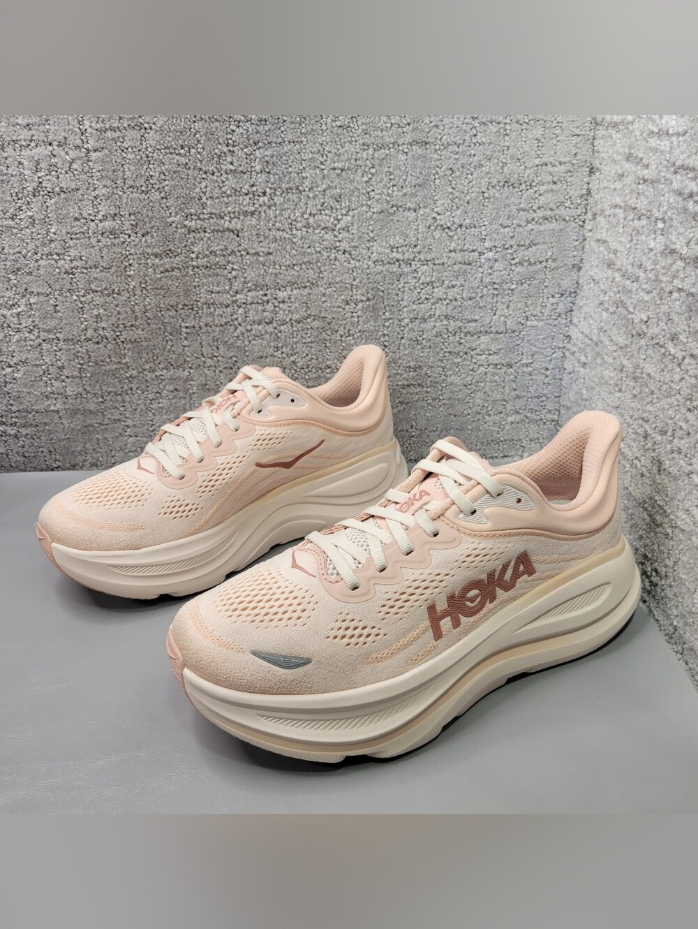 Hoka One One Bondi 9 Wide Women's Size US 8D Rose Latte Athletic Sneakers. - Picture 12 of 12